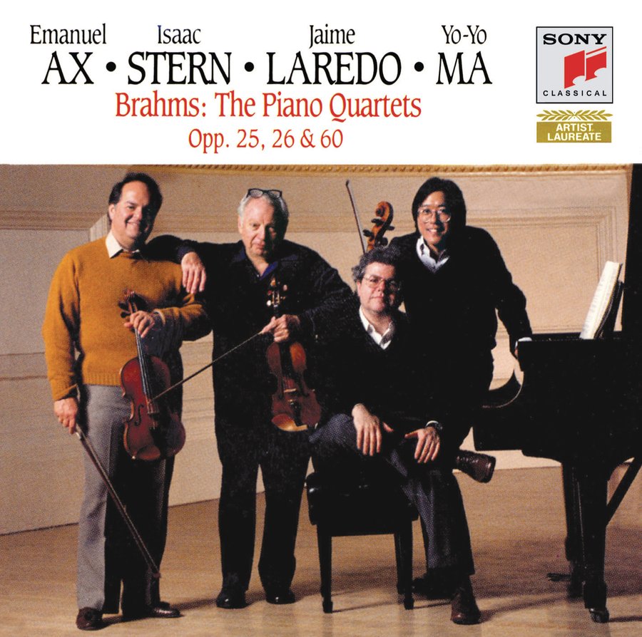 Emanuel Ax (piano), Isaac Stern (violin), Jaime Laredo (viola), Yo-Yo Ma (cello)